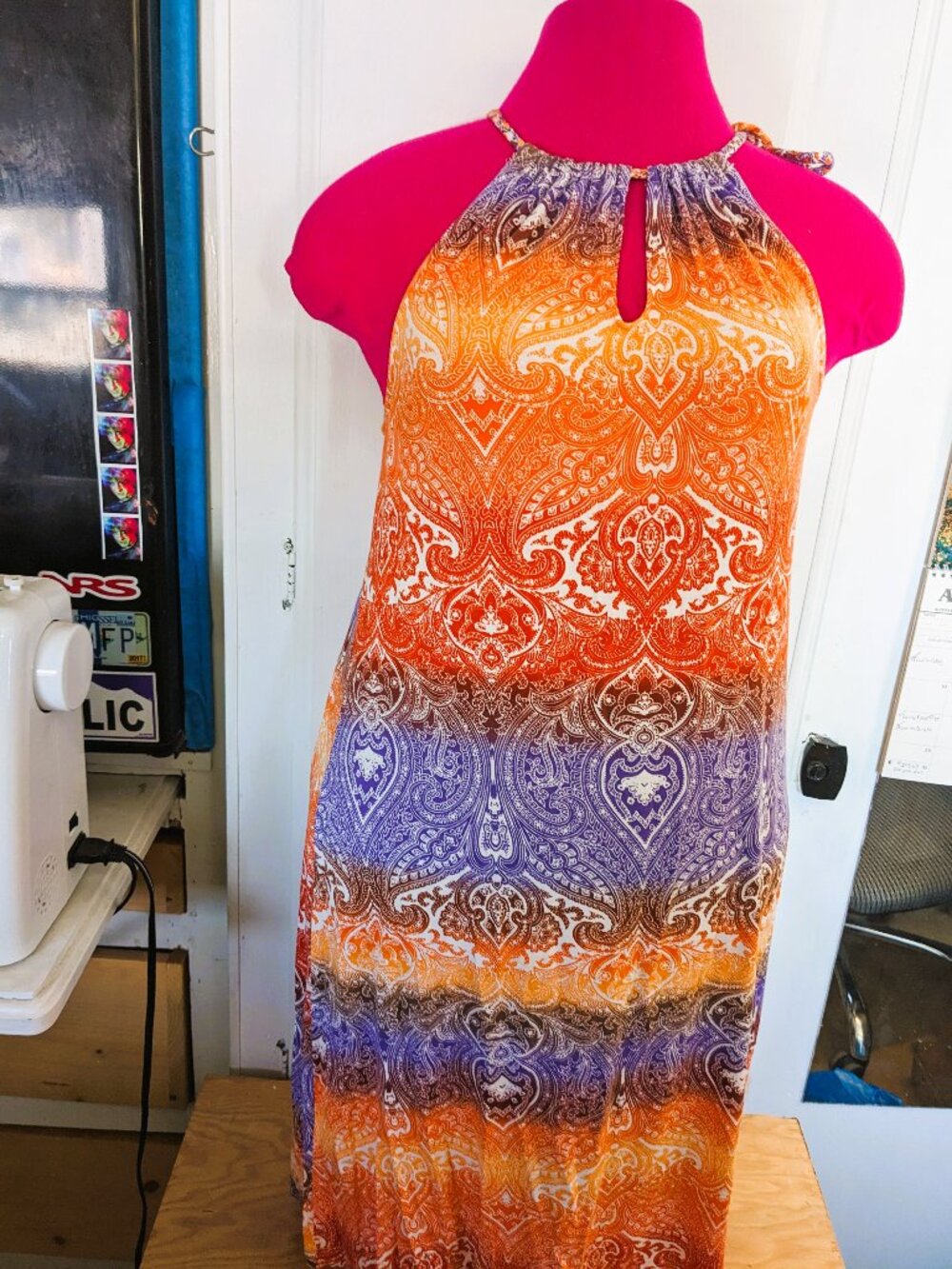 **Moving Sale** Lascana for Venus Ombre Halter Dress Sz M